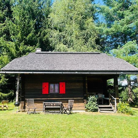 Cozy Log Cabin Near Faaker See Ledenitzen Ngoại thất bức ảnh